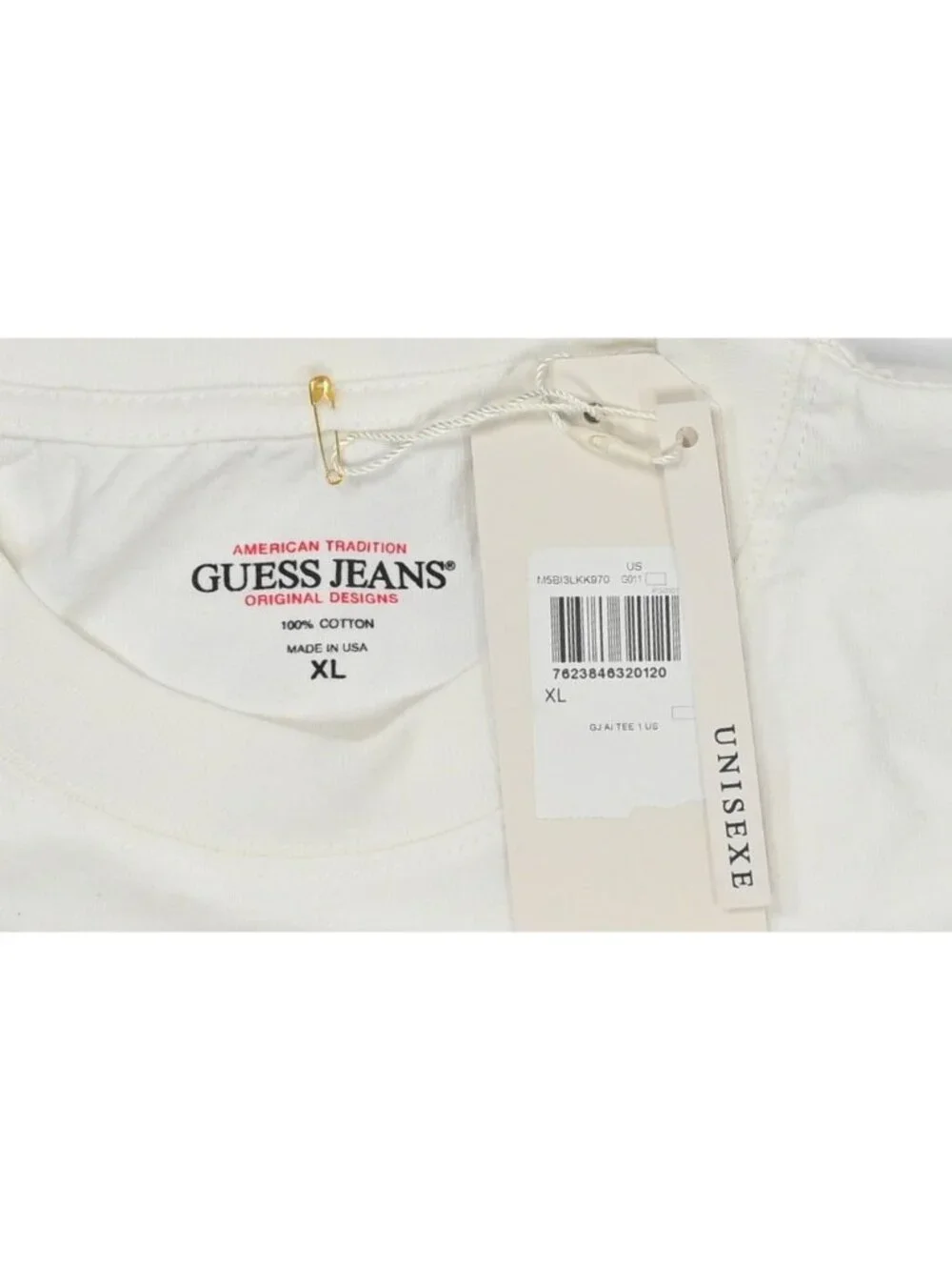 Guess Jeans Allen Iverson Capsule T-Shirt in White - Picture 3 of 3